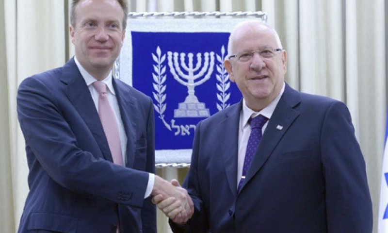 הנשיא ושר החוץ הנורבגי [צילום: מארק ניימן, לע"מ]