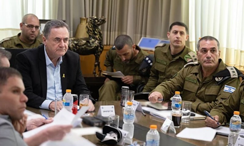 הרמטכ"ל ושר הביטחון, היום בדיון המשותף [צילום: שירה קינן, משרד הביטחון]