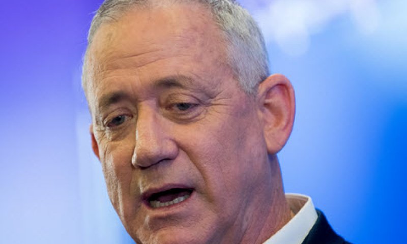 גנץ. היינו קרובים לברך על המוגמר [צילום: יונתן זינדל/פלאש 90]