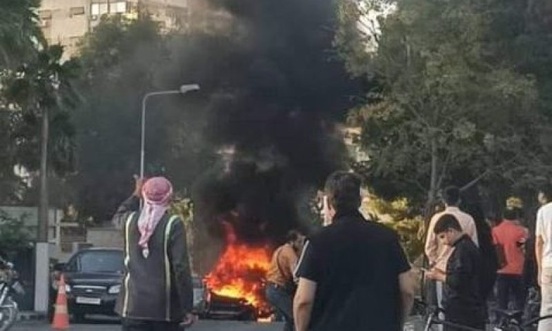 זירת החיסול [צילום: רשתות ערביות]