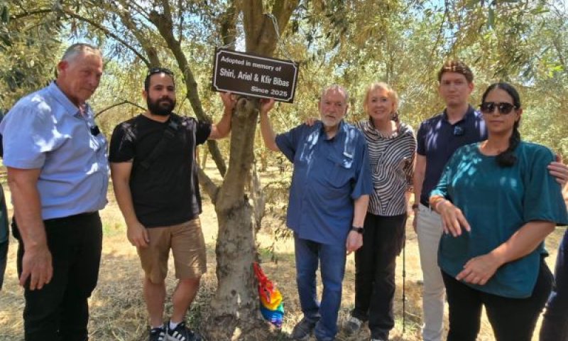עץ זיכרון לשירי, אריאל וכפיר ביבס [צילום: טל מרום]