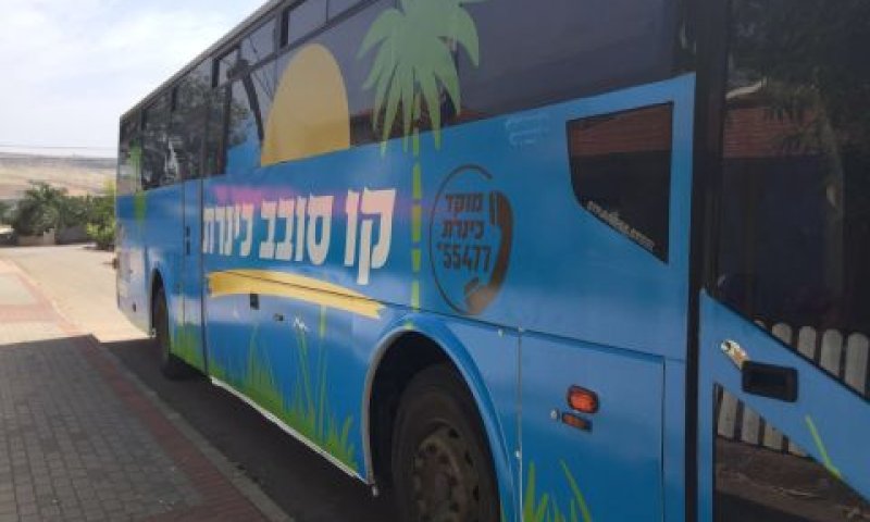 קו סובב כינרת. הקו שייפתח יתוסף לשירות זה [צילום: רשות הכינרת]