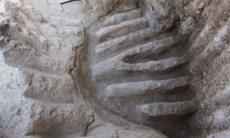 מכלול התעלות הצפוניות שנחשפו בעיר דוד [צילום: אליהו ינאי, עיר דוד]