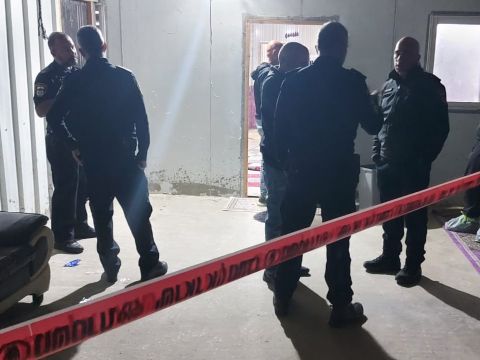 זירת הרצח בפזורה [צילום: דוברות המשטרה]