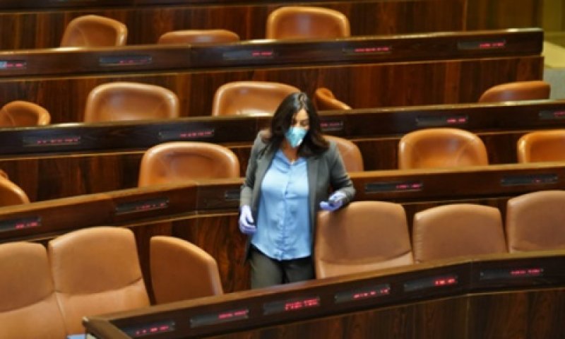 השרה מירי רגב. התפרצה לדברי גנץ [צילום: שמוליק גרוסמן, דוברות הכנסת]