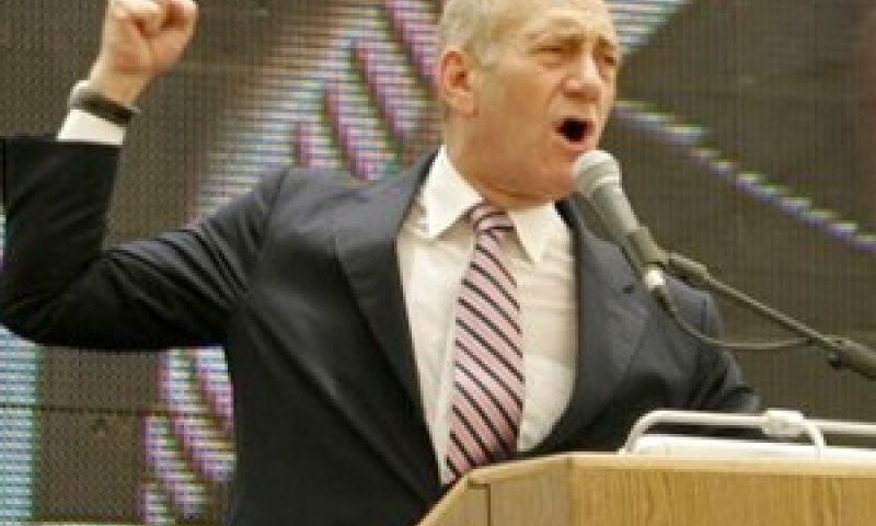 אולמרט ואיילון. עימות חריף [צילום: AP]