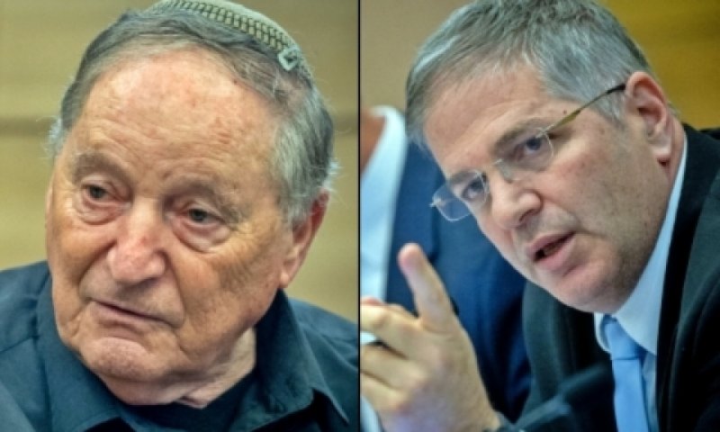 "שלא תיכנס". קיש וארז [צילום: יונתן זינדל, פלאש 90]