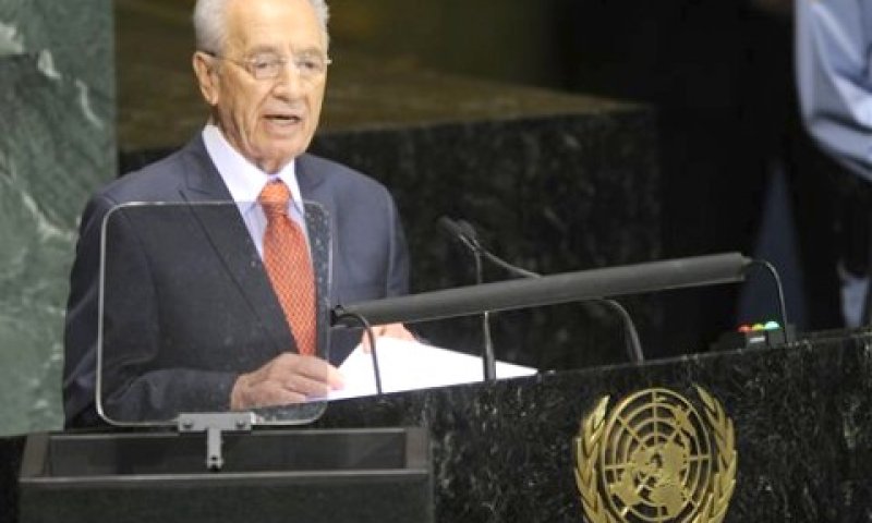 פרס נואם באו"ם [צילום: AP]