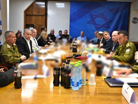 ישיבת הקבינט, הערב [צילום: אריאל חרמוני, משרד הביטחון]