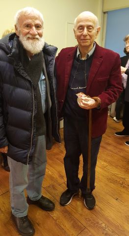 עם יורם טהר לב באירוע בת"א [צילום: אלי אלון]