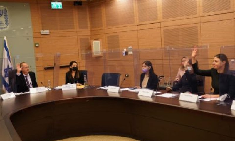 ההצבעה בוועדה [צילום: דני שם טוב/דוברות הכנסת]