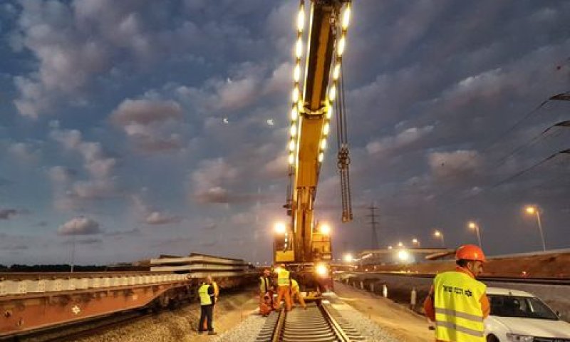 עבודות מסילה [צילום אילוסטרציה: דוברות רכבת ישראל]