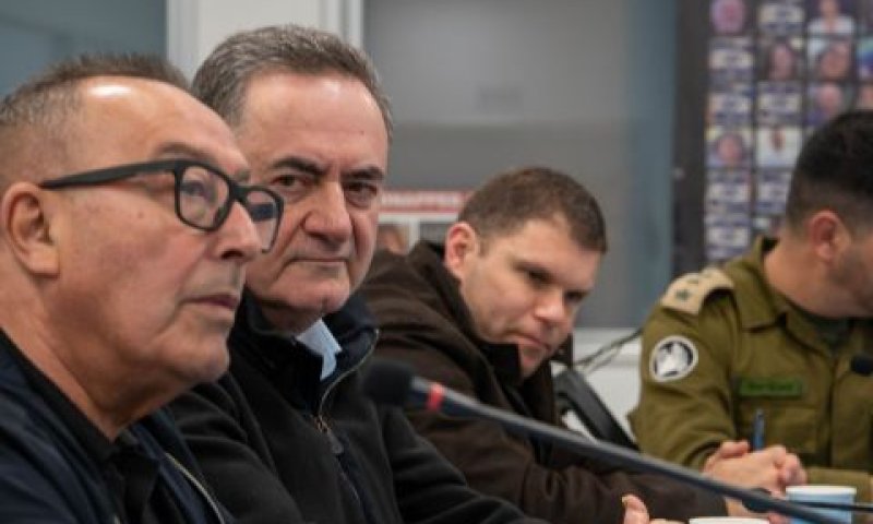 ישראל כ"ץ ויחיאל זוהר [צילום: אריאל חרמוני]