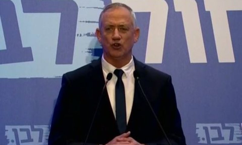 בני גנץ [צילום: מן הטלוויזיה]