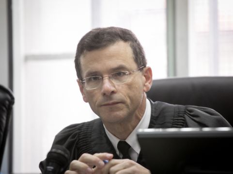 השופט סובל. המשפט בת"א יקרין לאולמו [צילום: מרים אלסטר, פלאש 90]