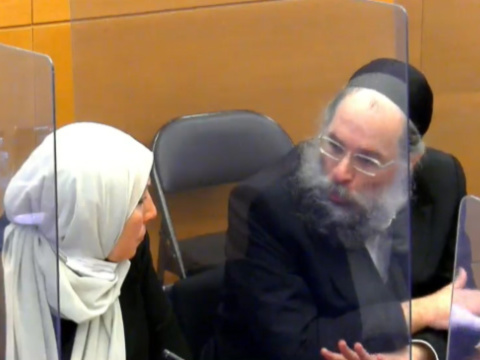 חברי הכנסת חסיד וח'טיב יאסין
