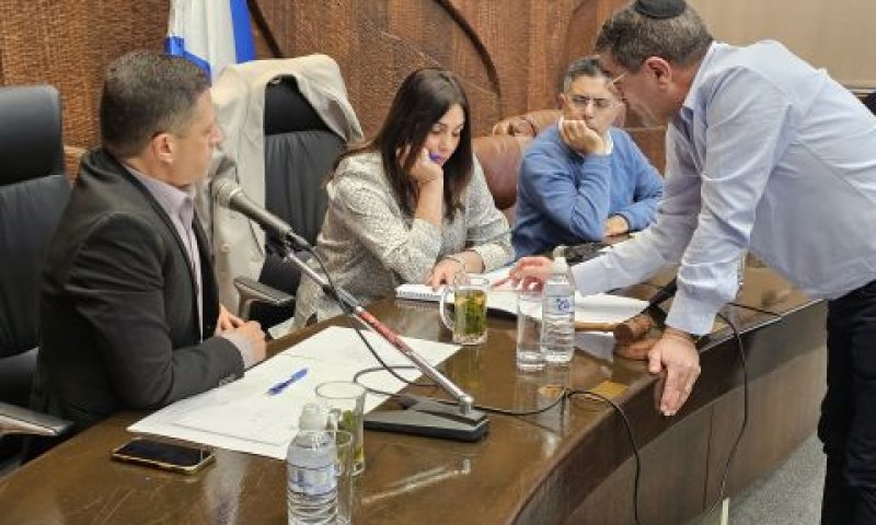 ניסים פרץ, אבנר פלור, מירי רגב, רוביק דנילוביץ [צילום: דוברות משרד התחבורה]