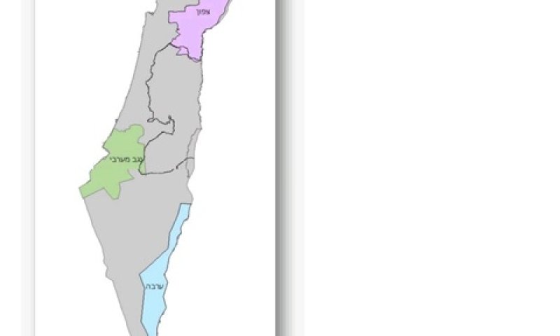 המיקומים האפשריים למתקני אגירת החשמל [צילום: רשות החשמל]