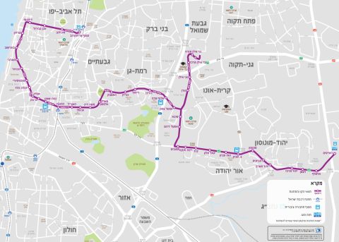 מפת הקו הסגול