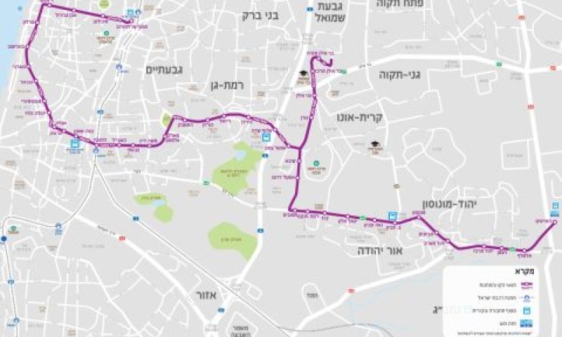 הקו הסגול. מיליוני משתמשים