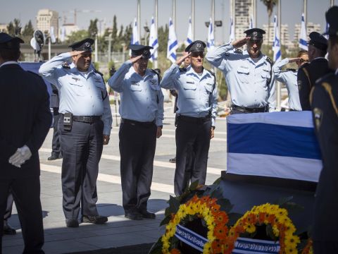 המפכ"ל רוני אלשייך וצמרת המשטרה [צילום: הדס פרוש/פלאש 90]