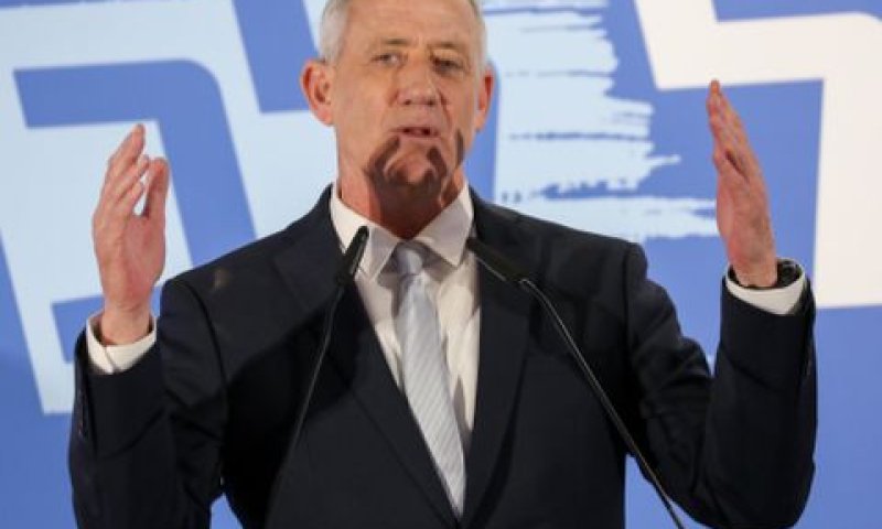 גנץ. סרטוני הסתה שקריים [צילום: רבקין פנטון/פלאש 90]