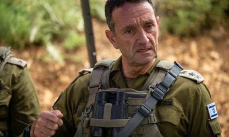 הרמטכ"ל הלוי. "נלחמים לזכר ששת המיליונים שלא יכלו להיאבק" [צילום: דובר צה''ל]
