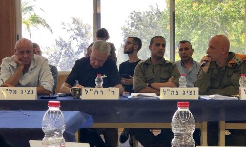 נציגי מערכת הביטחון [צילום: דוברות הכנסת]