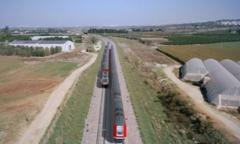 הדמיית המסילה [צילום: רכבת ישראל]