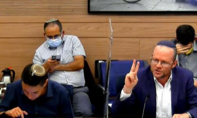 הדיון על רפורמת הכשרות [צילום: מן הטלוויזיה]