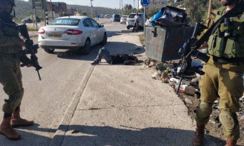 זירת הפיגוע סמוך לחחוארה [צילום: O.S]