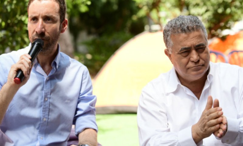 פרץ ושמולי. הצטרפות תמורת תפקידים [צילום: תומר נויברג/פלאש 90]