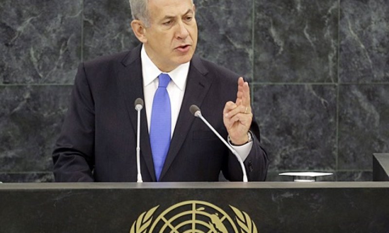 "כשאומה מחפשת "רוחאני - משרת חמינאי". נתניהו [צילום: AP]