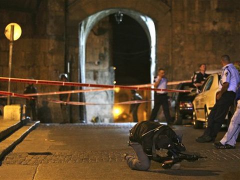 פיגוע בשער האריות [צילום: AP]