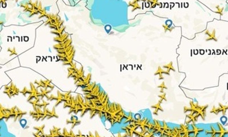 אין מטוסים בשמי אירן