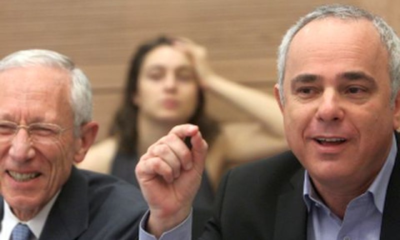 שטייניץ ופישר. "לטפל בבעיה כעת" [צילום: פלאש 90] [צילום: פלאש 90]