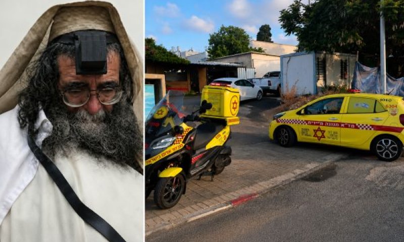הרב גואטה. נרצח עם שחר [צילום: דוברות מד"א]