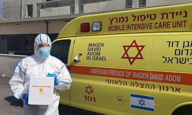 בדיקות קורונה במד"א [צילום אילוסטרציה: דוברות מד"א]