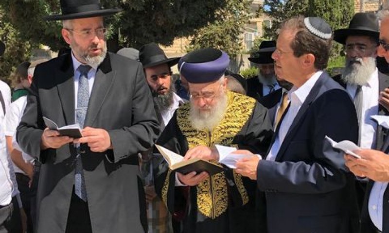[צילום: דוברות הרבנות]