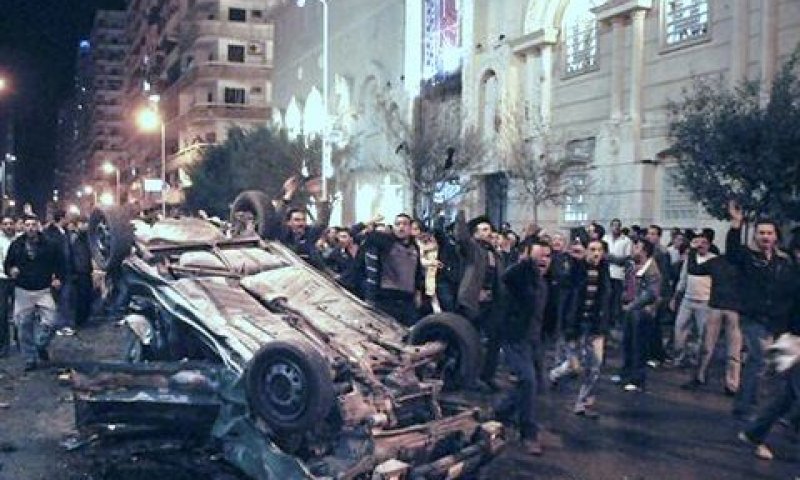 זירת הפיגוע בליל שבת [צילום: AP]