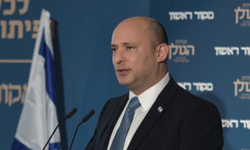 בנט ברמת הגולן [צילום: קובי גדעון/ לע"מ]