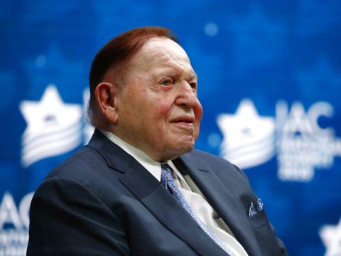 אדלסון. לא נפגשו [צילום: פטריק סמנסקי, AP]