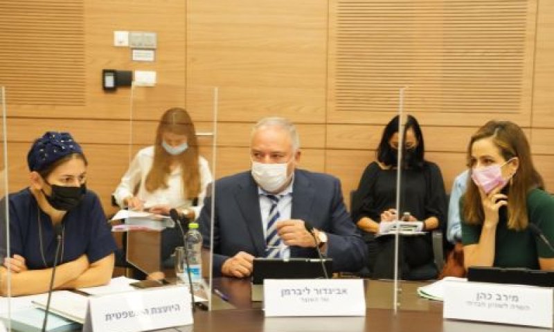 כהן וליברמן בדיון בוועדת העבודה [צילום: דני שם-טוב, דוברות הכנסת]