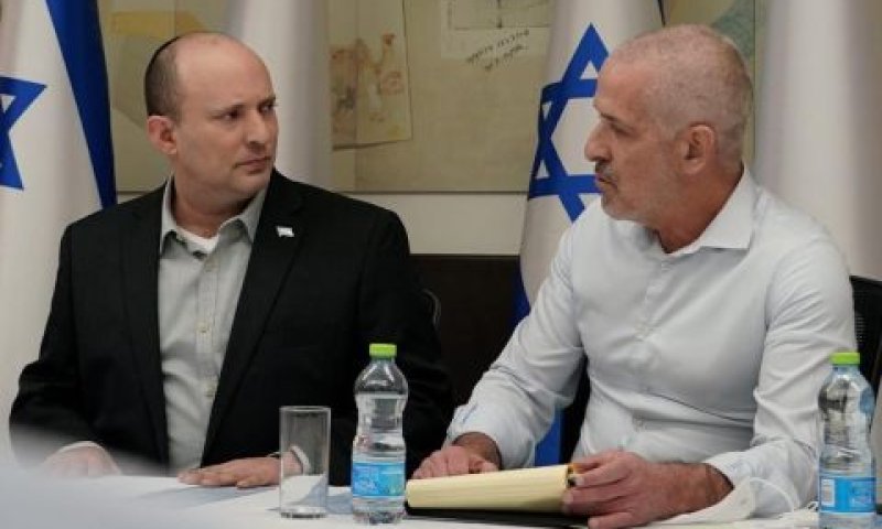 בר ובנט במטה השב"כ [צילום: תקשורת שב"כ]