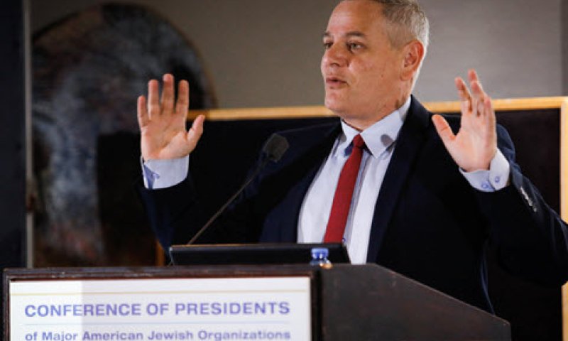 הורוביץ. תוקף את השותף לשעבר פרץ [צילום: אוליביה פיטוסי/פלאש 90]