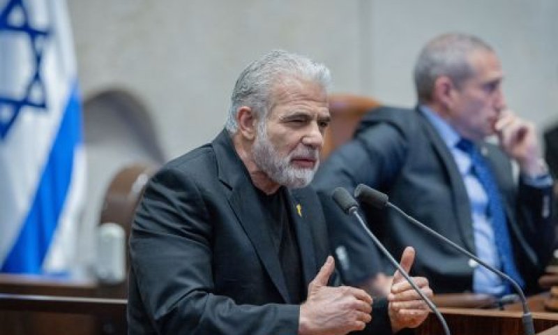 לפיד. "לא מתוך שנאה" [צילום: חיים גולדברג/פלאש 90]