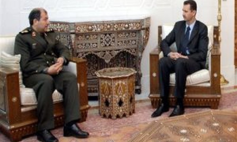 אסד מבטיח לאירנים: "חזית התנגדות" [צילום: AP]