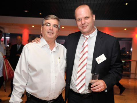 תום משגב מנכ"ל ICC ישראל וברוך מזור מזכ"ל ICC ישראל [צילום: לואיז גרין]