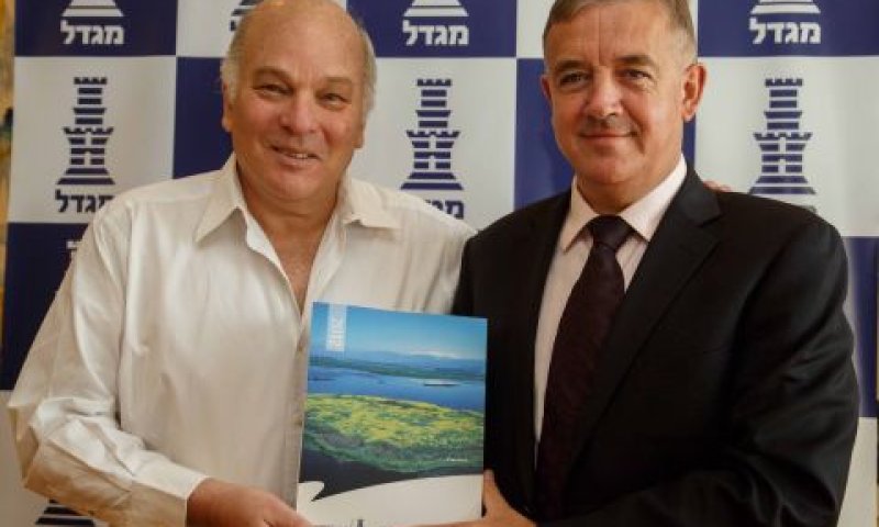 יונל כהן ואהרן פוגל [צילום: אסף שילה/ישראל סאן]
