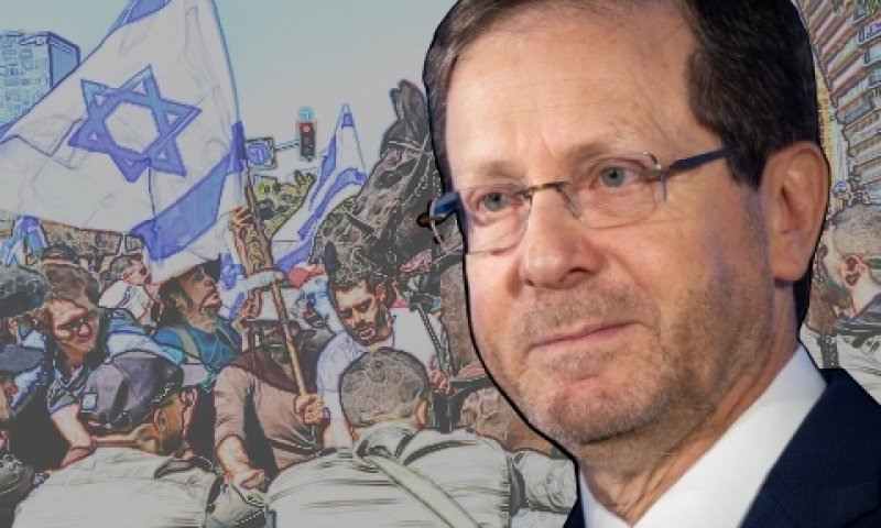הרצוג. "רואה את המחאה ואת החשש" [צילום: יונתן זינדל ואריק מרמור, פלאש 90]